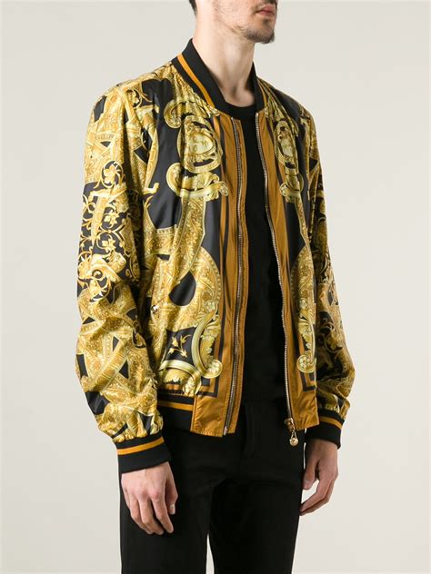 versace bomber jacket for men